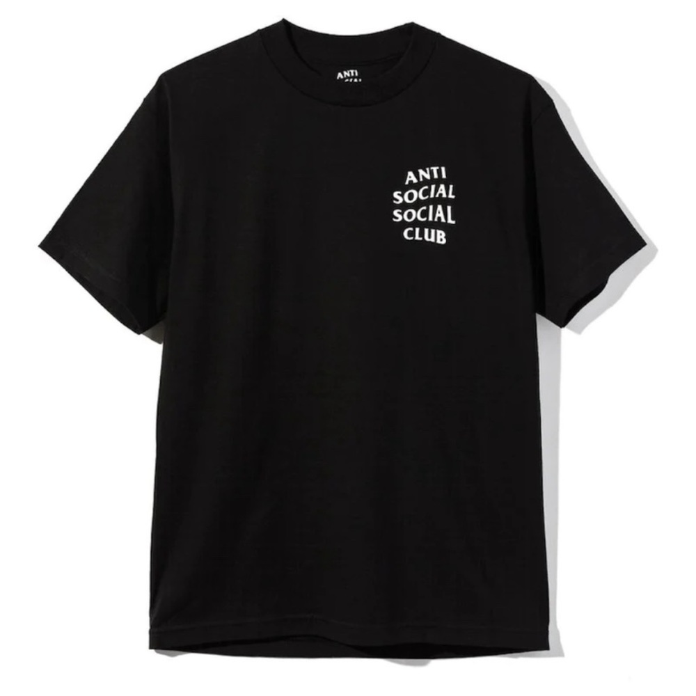 NWOT Anti Social Social Club- Logo Black T-shirt